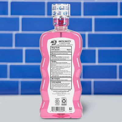 ACT Kids Bubblegum Anticavity Fluoride Mouthwash 16.9 fl oz - New - Image 2