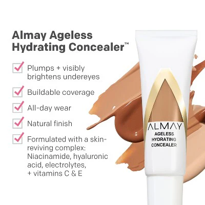 Almay Ageless Hydrating Concealer 020 Light Medium 0.38 fl oz - Imperfect Box - Image 4