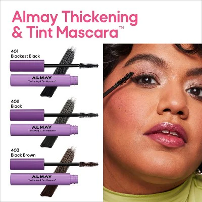 Almay Thickening & Tint Mascara 402 Black 2 Count - Imperfect Box - Image 9
