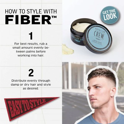 American Crew Men's High Hold and Low Shine Hair Fiber 3oz - Imperfect Container - Image 6