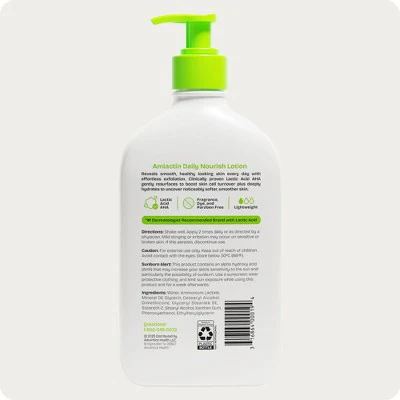 AmLactin Daily Moisturizing Body Lotion Bottle with Pump 14.1oz - NEW - Image 2