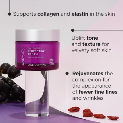 Andalou Naturals Goji Peptide Perfecting Cream 1.7oz - New - Image 2