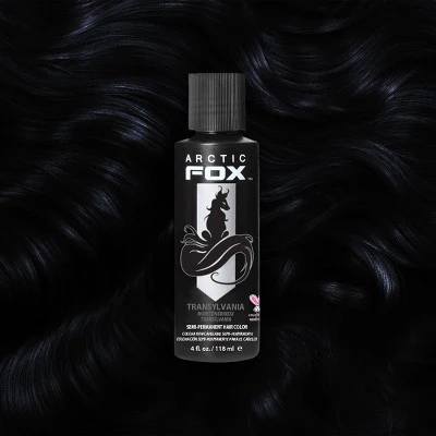 Arctic Fox Semi-Permanent Hair Color Dye Black 4 fl oz - New - Image 2