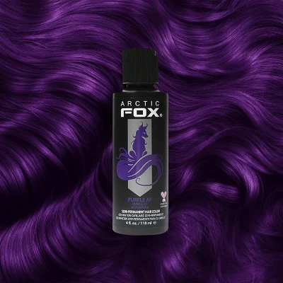 Arctic Fox Semi-Permanent Hair Color Dye Purple 4 fl oz - Imperfect Container - Image 2