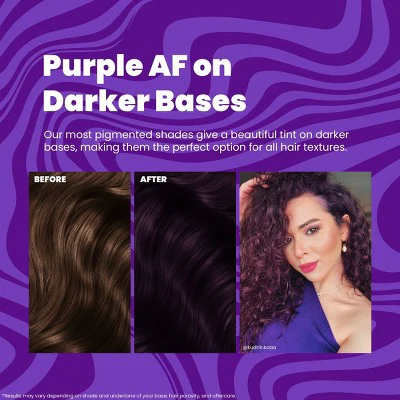 Arctic Fox Semi-Permanent Hair Color Dye Purple 4 fl oz - Imperfect Container - Image 5