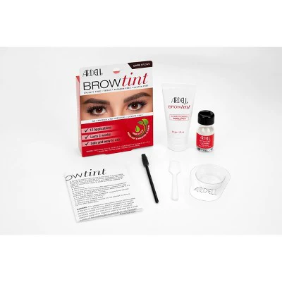 Ardell Brow Tint Kit Dark Brown: Eyebrow Enhancer Cream Formula - Imperfect Box - Image 3
