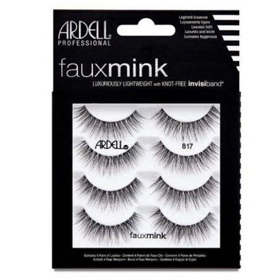 Ardell Eyelash Faux Mink 817 Black 4pc - Imperfect Box