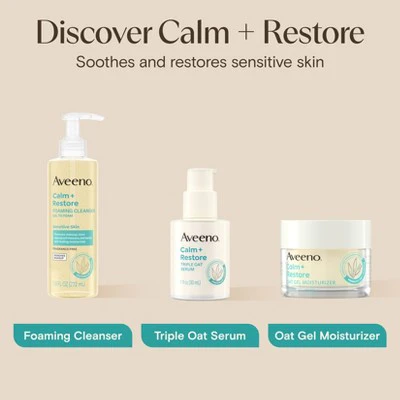 Aveeno Calm + Restore Triple Oat Hydrating Face Serum 1 fl oz - Imperfect Box - Image 11
