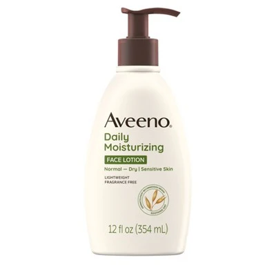 Aveeno Daily Moisture Face Lotion 12 fl oz - Imperfect Container - Image 2