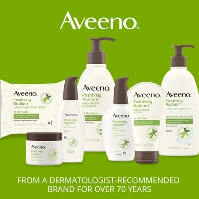 Aveeno Positively Radiant Daily Face Moisturizer SPF15 4oz - Missing Box - Image 9