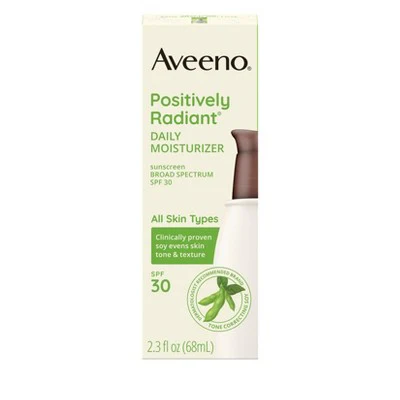 Aveeno Positively Radiant Sheer Daily Moisturizer SPF 30 2.3 fl oz - Missing Box - Image 2