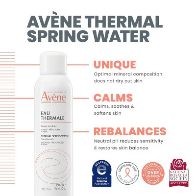 Avene Thermal Spring Water Facial Mist Spray 5 fl oz - New - Image 3