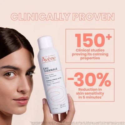 Avene Thermal Spring Water Facial Mist Spray 5 fl oz - New - Image 4