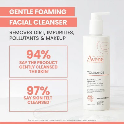 Avene Tolerance Foaming Facial Cleanser 13.2 fl oz - New - Image 4