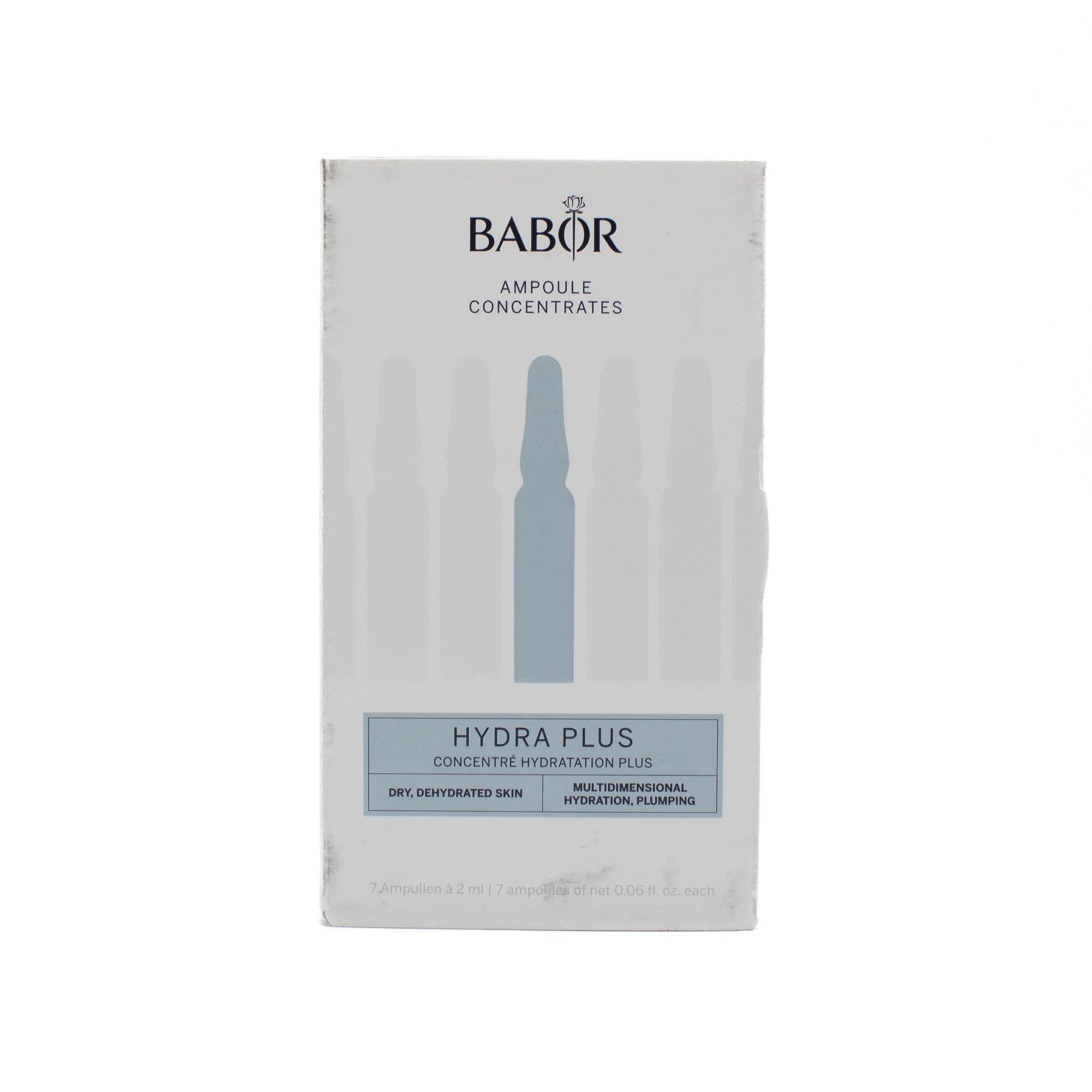 BABOR Ampoule Concentrates Hydra Plus Dry Dehydrated Skin 0.06oz - Imperfect Box