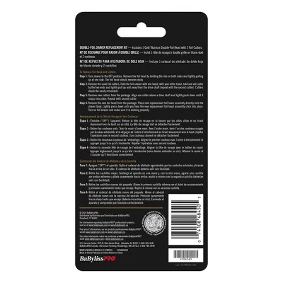 BaBylissPRO FXONE GOLDFX Electronic Razor Replacement Head - Imperfect Box - Image 3