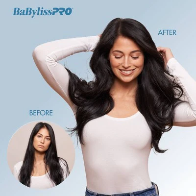 BaBylissPRO Nano Titanium 2.5 Oval Ionic Hot Air Brush Blue 600W - Imperfect Box - Image 5