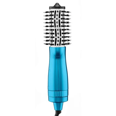 BaBylissPRO Nano Titanium Compact Hot Air Straightening Brush Blue - New - Image 2