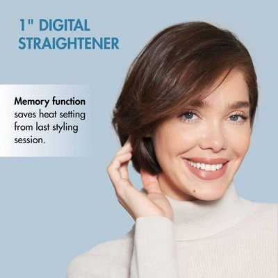 BaBylissPRO Nano Titanium Digital Straightening Flat Iron Blue 1" - Missing Box - Image 4