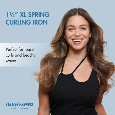BaBylissPRO Nano Titanium Extended Barrel Curling Iron Blue - Imperfect Box - Image 4
