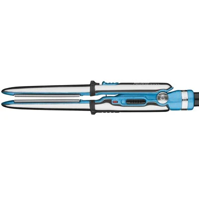 BaBylissPRO Nano Titanium Prima2000 Stainless Steel Mini Straightening Flat Iron Blue - New - Image 2