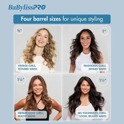 BaBylissPRO Nano Titanium Spring Curling Iron Blue 1.5" - Imperfect Box - Image 6
