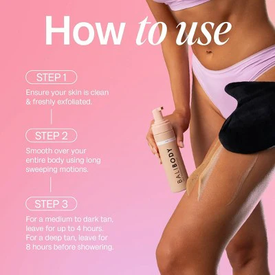 Bali Body Dark Self Tanning Mousse 6.7 fl oz - Imperfect Container - Image 8