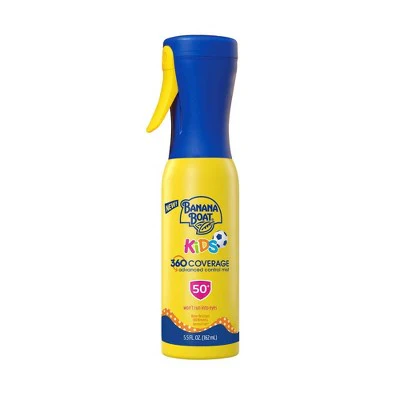 Banana Boat Kids 360 Coverage Advanced Mist Sunscreen Sprayer SPF50 5.5oz - Imperfect Container
