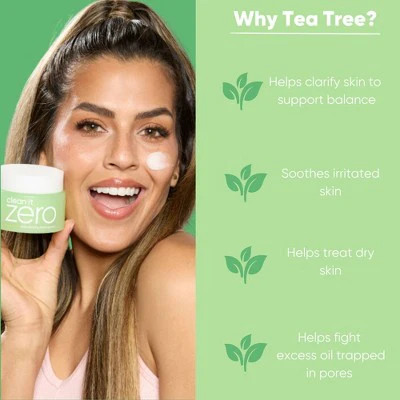 Banila Co Clean It Zero Pore Clarifying Cleansing Balm with Tea Tree 3.4oz - Imperfect Box - Image 6