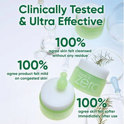 Banila Co Clean It Zero Pore Clarifying Cleansing Balm with Tea Tree 3.4oz - Imperfect Box - Image 7