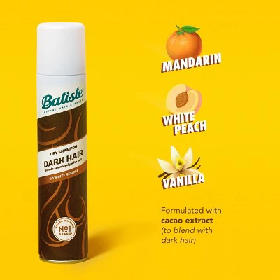 Batiste Dark Brown Dry Shampoo 5.71oz - Imperfect Container - Image 3