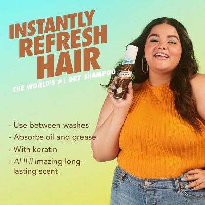 Batiste Dark Brown Dry Shampoo 5.71oz - Imperfect Container - Image 9
