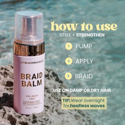 BEACHWAVER Co. Braid Balm Pre Braid Prep 4oz - New - Image 10