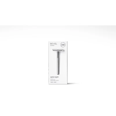 Bevel Mens Safety Razor with 10 Double Edge Blade Refills - Imperfect Box - Image 4
