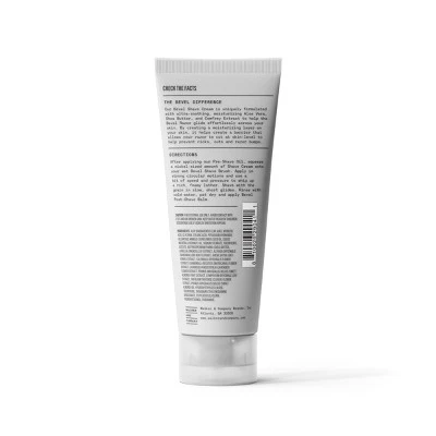 Bevel Men's Shave Cream Moisturizing with Vitamin E and Aloe Vera 4 fl oz - New - Image 2