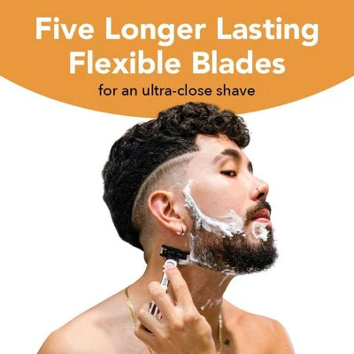 BiC Men & Flex 5 Blades Sensitive Disposable Razors  2ct - New - Image 4