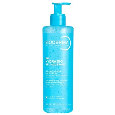 Bioderma Hydrabio Foaming Gel Facial Cleanser 400ml - Small Amount Missing