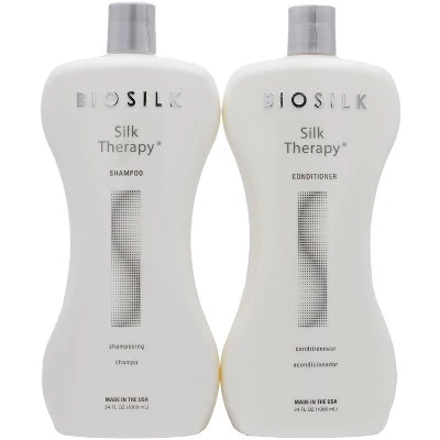 Biosilk Therapy Shampoo Conditioner 68 fl oz/2pc - Imperfect Container