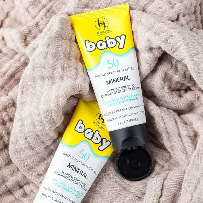 Black Girl Sunscreen Baby Mineral Lotion Broad Spectrum SPF 50 3 fl oz - Imperfect Container - Image 4
