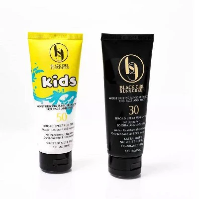 Black Girl Sunscreen Broad Spectrum Infused with Jojoba Oil SPF 30 3 fl oz - Imperfect Container - Image 12
