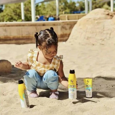 Black Girl Sunscreen Kids Spray & Play SPF 50 6oz - Imperfect Container - Image 4