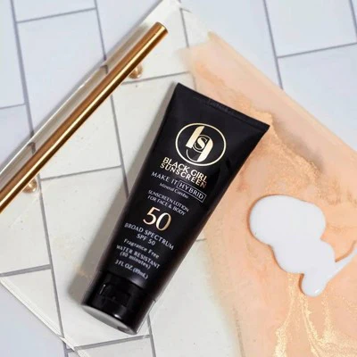 Black Girl Sunscreen Make it Hybrid with Zinc and Lavender Sunscreen SPF 50 3 fl oz - Imperfect Container - Image 2
