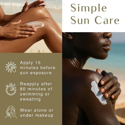 Black Girl Sunscreen Make it Hybrid with Zinc and Lavender Sunscreen SPF 50 3 fl oz - Imperfect Container - Image 7