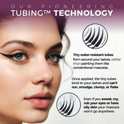 Blinc Cosmetics Amplified Tubing Mascara Black 0.3 fl oz - Imperfect Box - Image 6