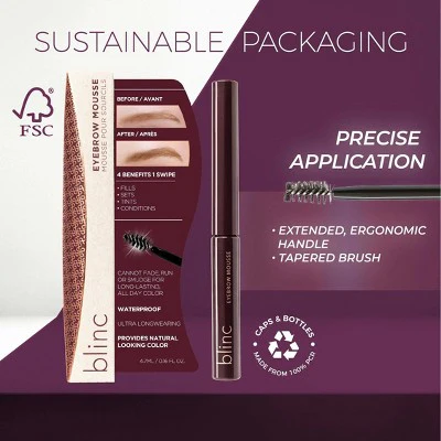 Blinc Eyebrow Mousse Dark Brunette 0.158 fl oz - New - Image 6