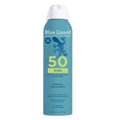 Blue Lizard Kids Mineral Sunscreen Spray SPF 50+ 5 oz - New