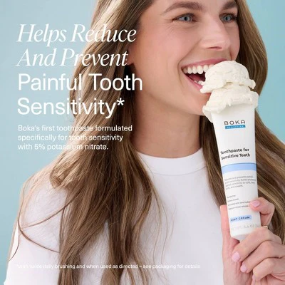 Boka Sensitive Toothpaste 3.4oz - Imperfect Box - Image 2