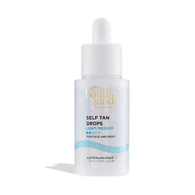 Bondi Sands Self Tanning Drops for Face and Body Light/Medium 1.01 fl oz - Imnperfect Container