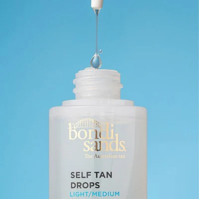 Bondi Sands Self Tanning Drops for Face and Body Light/Medium 1.01 fl oz - Imnperfect Container - Image 7