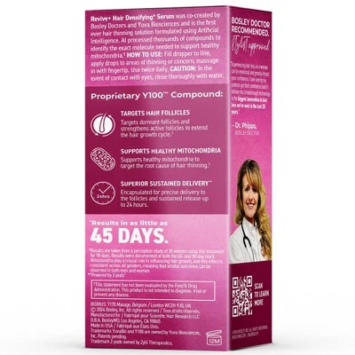 BosleyMD Revive + Densifying Hair Regrowth Serum for Women 1 fl oz - Missing Box - Image 2